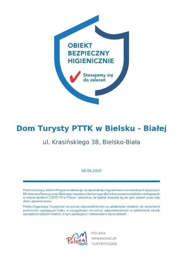 Dom Turysty Pttk W Bielsku - Bialej Hotel Bielsko-Biala Bagian luar foto